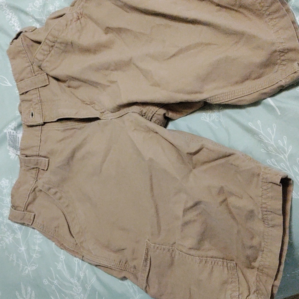 Carhartt Tan Cargo Shorts Durable Workwear